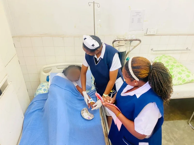 NHRTI nursing staff providing patient care